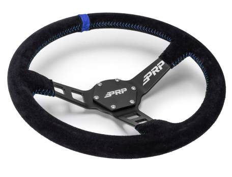 DEEP DISH STEERING WHEEL – SUEDE