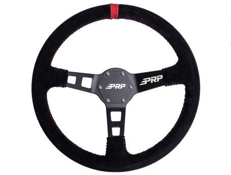 DEEP DISH STEERING WHEEL – SUEDE