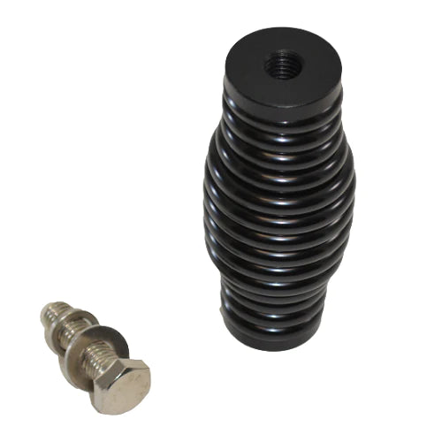 Heavy Duty LED Whip Spring Mount- Available in Silver or Black