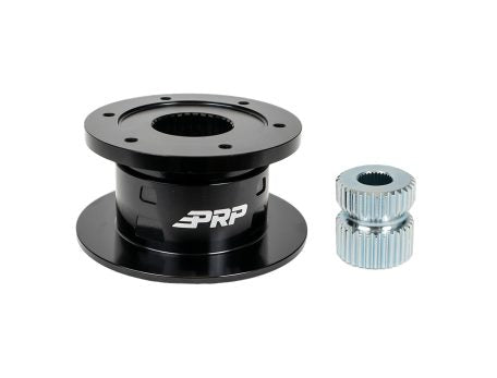QUICK RELEASE STEERING WHEEL HUB FOR POLARIS RZR, CAN-AM MAVERICK X3, ARCTIC CAT WILDCAT