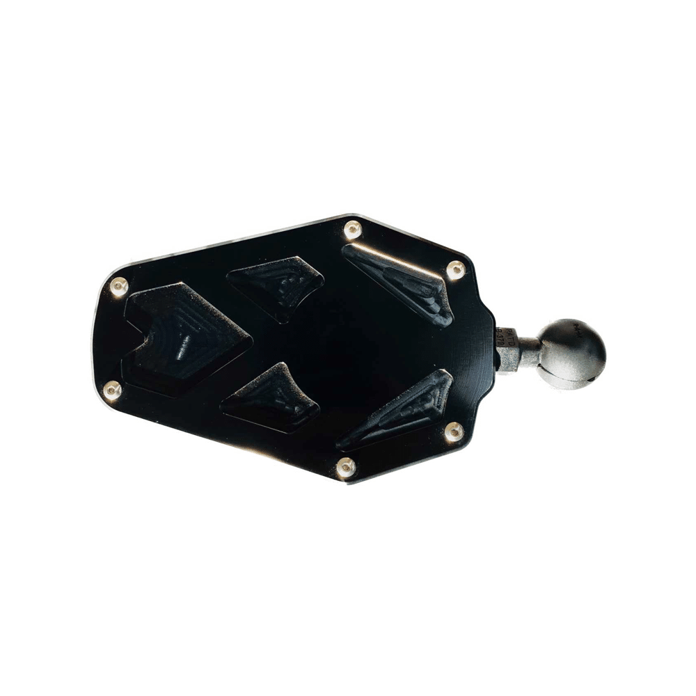 BILLET ALUMINUM SIDE MIRROR AJK Offroad 2.00" NONE