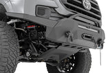 Front Bumper High Clearance 12000 Lb Pro Series Winch Synthetic Rope 16-22 Toyota Tacoma Rough Country