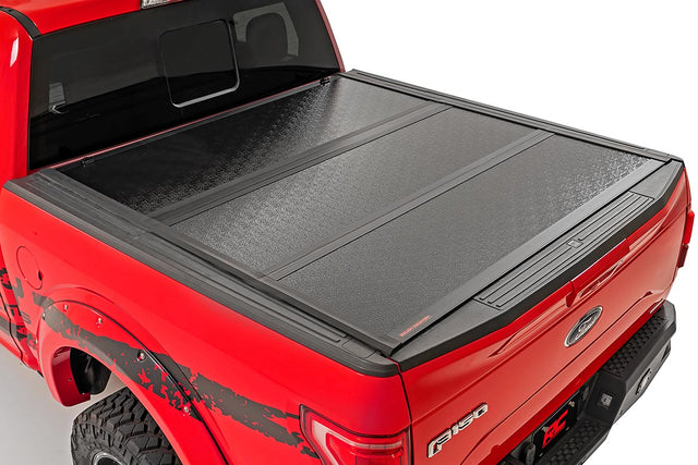 Tacoma Low Profile Hard Tri-Fold Tonneau Cover 05-15 Tacoma 6 Foot Bed Rough Country