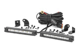 6-inch Slimline Cree LED Light Bars Pair Chrome Series Rough Country