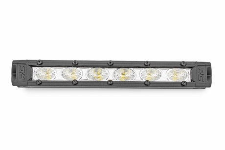 6-inch Slimline Cree LED Light Bars Pair Chrome Series Rough Country