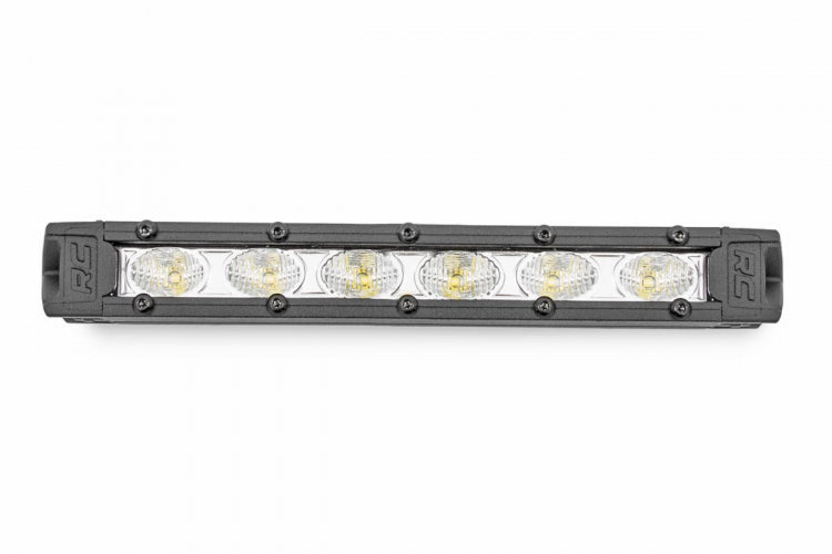 6 Inch Slimline CREE LED Light Bars Pair Chrome Series Rough Country