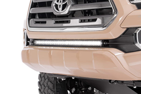 Toyota 30 Inch Cree LED Bumper Kit Black Series w/ Cool White DRL (16-19 Tacoma) Rough Country