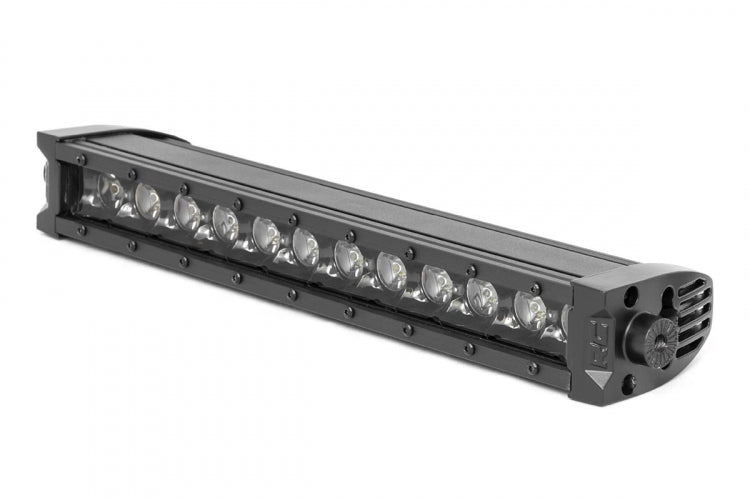 12 Inch CREE LED Light Bar Single Row Black Series w/Cool White DRL Rough Country