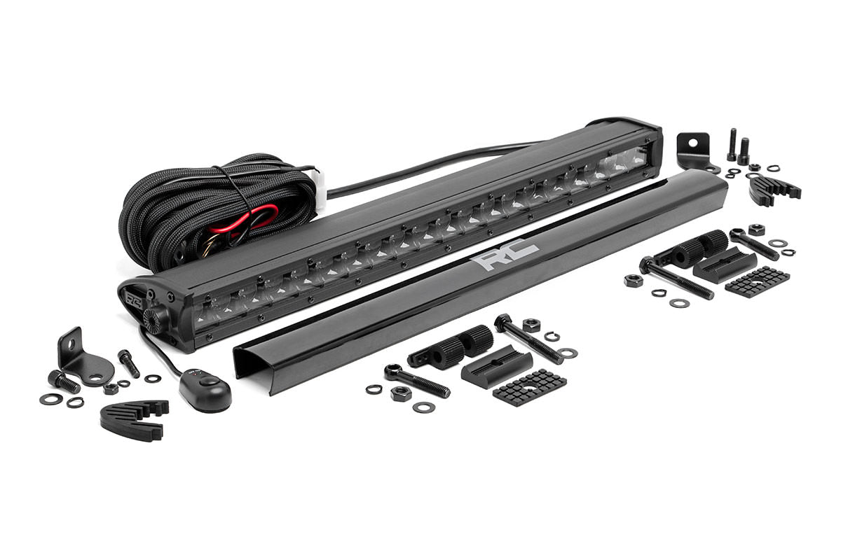 20 Inch CREE LED Light Bar Single Row Black Series Rough Country