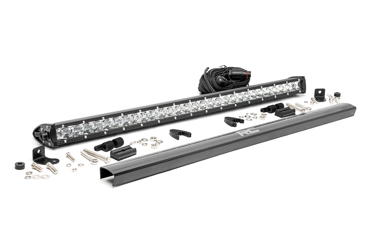 30 Inch CREE LED Light Bar Single Row Chrome Series Rough Country