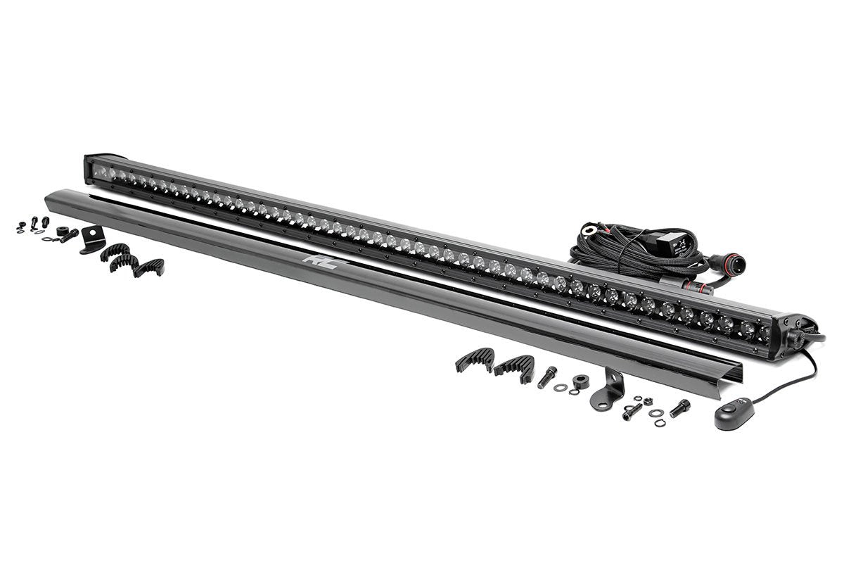 50 Inch Straight CREE LED Light Bar Single Row Black Series Rough Country