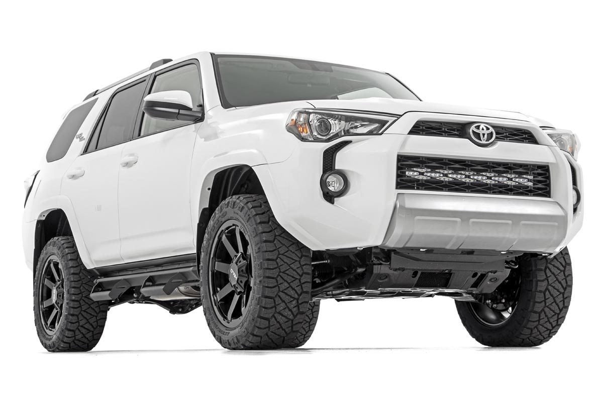 Toyota 30 Inch LED Grille Kit Chrome Series w/Cool White DRL 14-20 4Runner Rough Country