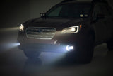 Subaru Led Fog Light Kit Black Series Spot Beam For 15-19 Outback Rough Country