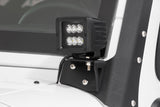 2 Inch Square Cree LED Lights Pair Black Series, Spot Beam Rough Country