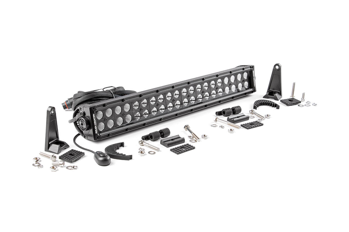 20 Inch CREE LED Light Bar Dual Row Black Series Rough Country