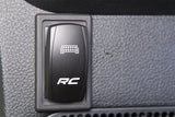 Single Rocker Switch Housing Black Plastic Rough Country