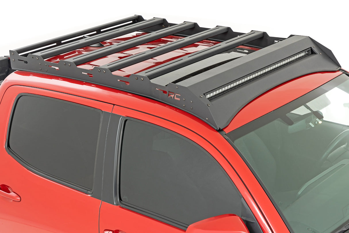 Roof Rack with Front Facing 40.0 Inch LED Light 05-22 Toyota Tacoma 2WD/4WD Rough Country