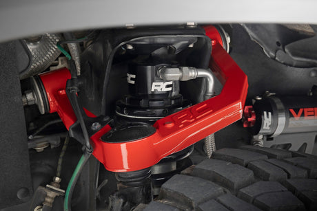 Red Forged Upper Control Arms 3.5 Inches Of Lift 10-Up Toyota 4Runner Tacoma (05-23) Rough Country