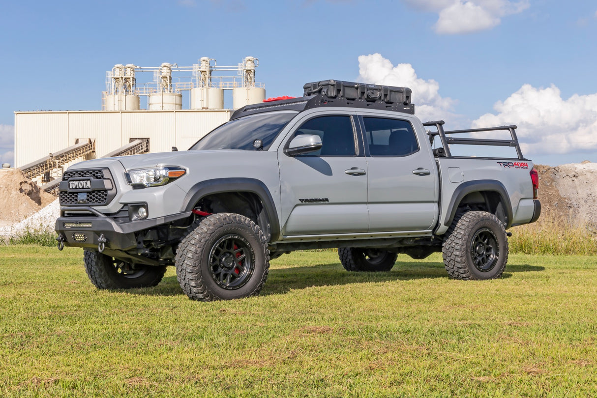 Red Forged Upper Control Arms 3.5 Inches Of Lift 10-Up Toyota 4Runner Tacoma (05-23) Rough Country