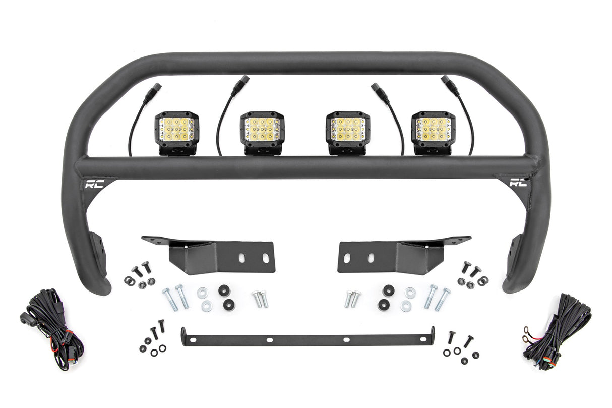 Nudge Bar 3 Inch Wide Angle Led (x4) 07-21 Toyota Tundra Rough Country