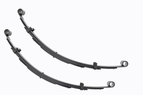 Front Leaf Springs 4 Inch Lift Pair 64-80 Toyota Land Cruiser FJ40 Rough Country