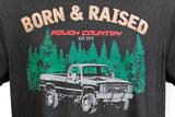 Rough Country Born & Raised T Shirt Men Large Rough Country