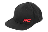 Rough Country Flat Bill Hat Black Rough Country