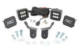 Honda Dual LED Cube Kit 2.0 Inch Black Series 16-20 Pioneer Rough Country