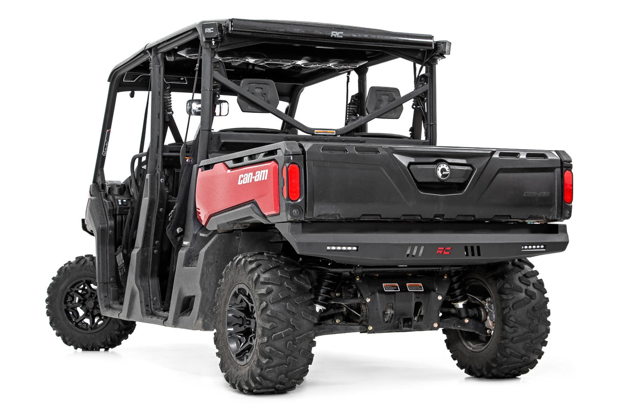 Can-Am/Polaris Rear Bumper w/LED For 16-21 Defender and 18-21 Ranger Rough Country