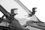 Polaris Dual LED Cube Kit w/Black Series Spot LED's 20-21 Polaris RZR PRO XP Rough Country