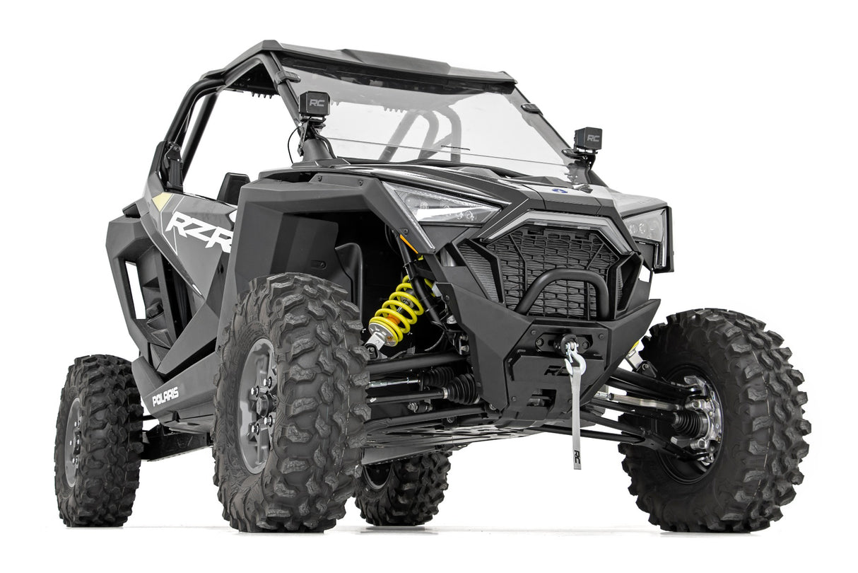 Polaris Dual LED Cube Kit w/Black Series Flood LED's 20-21 Polaris RZR PRO XP Rough Country