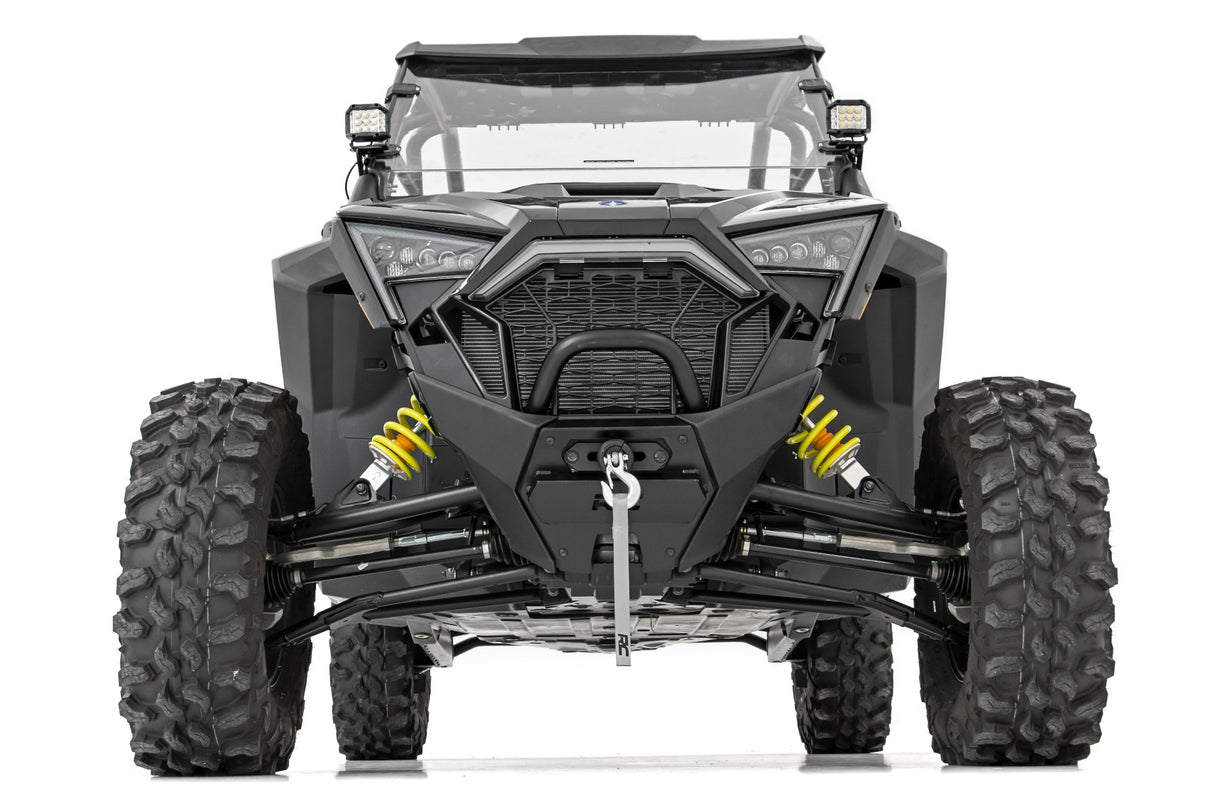 Polaris Dual LED Cube Kit w/ Black Series White DRL 20-21 Polaris RZR PRO XP Rough Country