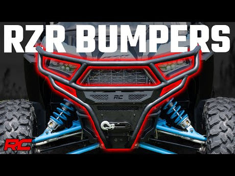 Tubular Bumper Rear w/ Receiver Hitch Polaris RZR XP1000 Rough Country