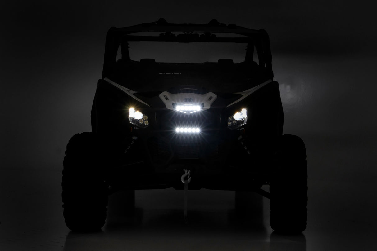 17-21 Can-Am Maverick X3 6-inch Slimline LED Grille Kit Rough Country