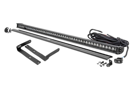 50 Inch Single Row LED Light Kit Black Series White DRL Front-Facing 14-22 Kubota RTV-X900/RTV-X1100 Diesel Rough Country