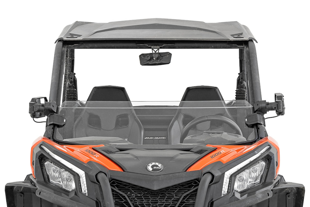 Half Windshield Scratch Resistant Can-Am Maverick Sport Rough Country