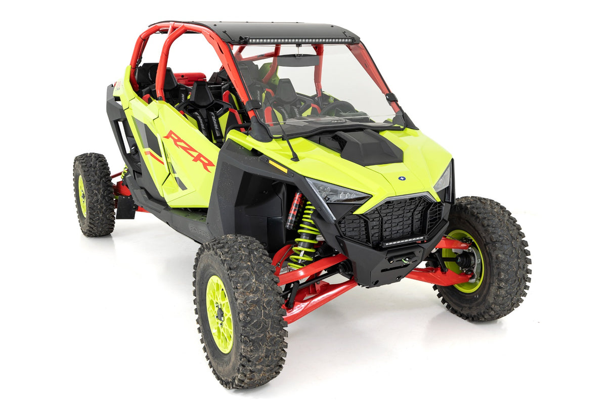 Full Windshield Scratch Resistant Bolt On Roof Polaris RZR Pro R/RZR Pro R 4 (2022) Rough Country