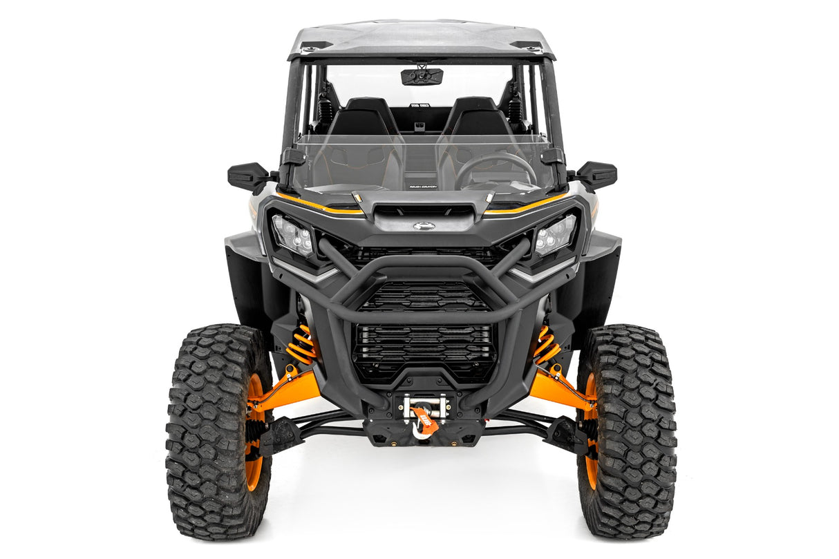 Half Windshield Scratch Resistant Can-Am Commander XT (21-22) Rough Country