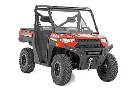 Polaris Ranger Scratch Resistant Full Windshield For 13-Pres Polaris Ranger 900XP/16-Pres Ranger 1000XP Rough Country