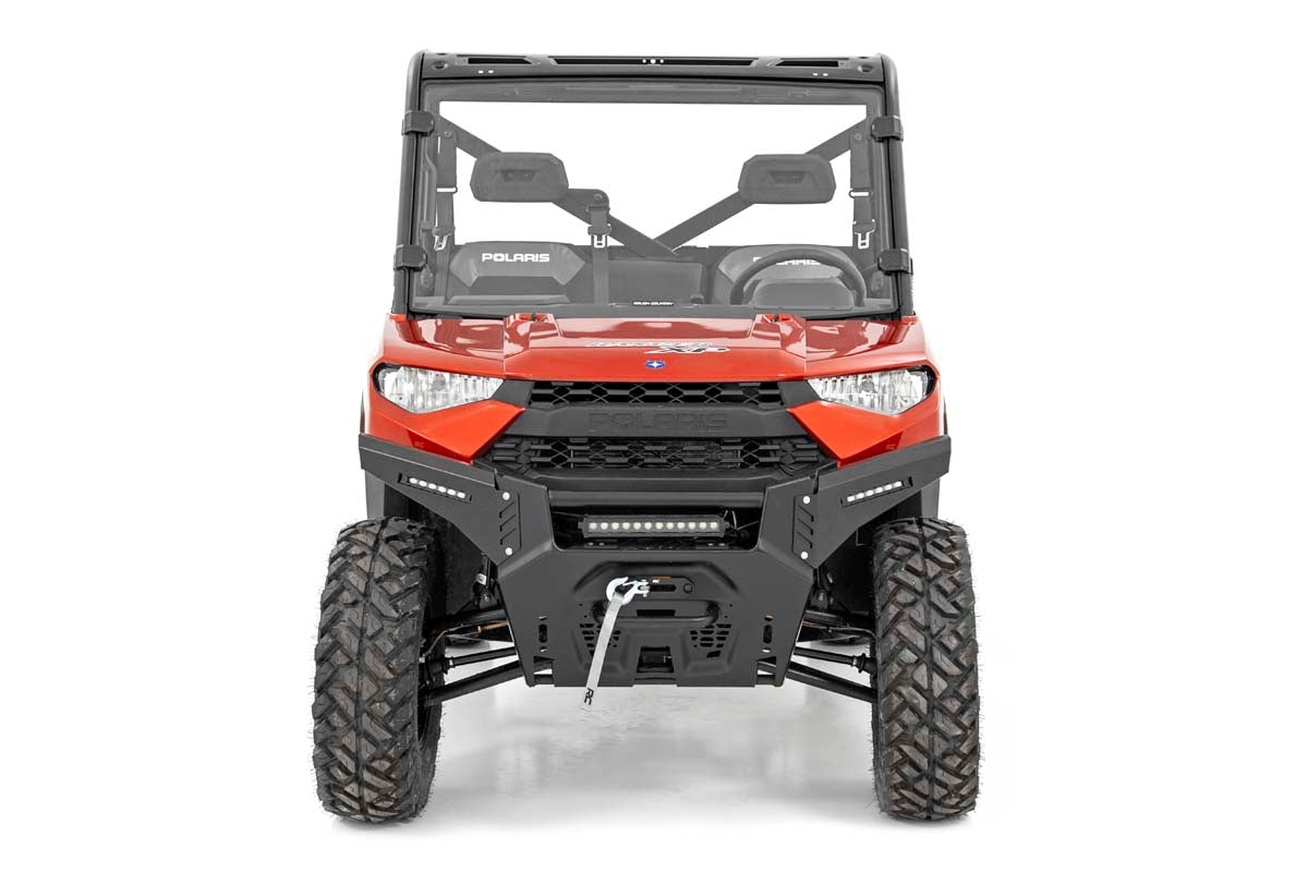 Polaris Ranger Scratch Resistant Full Windshield For 13-Pres Polaris Ranger 900XP/16-Pres Ranger 1000XP Rough Country