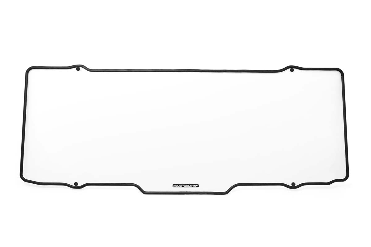 Polaris Scratch Resistant Rear Windshield Panel 16-20 Ranger 1000XP/13-20 Ranger 900XP Rough Country