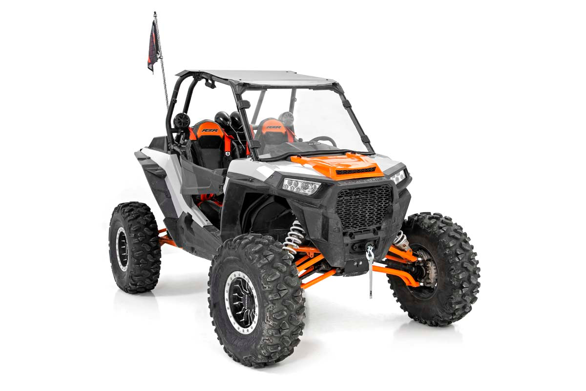 Polaris RZR Scratch Resistant Full Windshield For 2014-Pres Polaris Rzr 1000/900 Rough Country