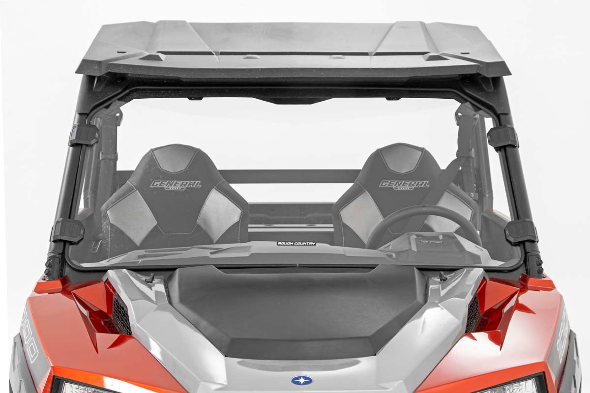 Scratch Resistant Full Windshield 16-20 Polaris General Rough Country