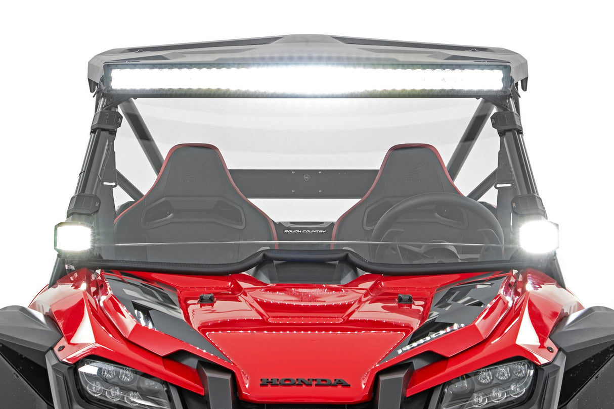 Honda Scratch Resistant Full Windshield (2019-2020 Honda Talon) Rough Country