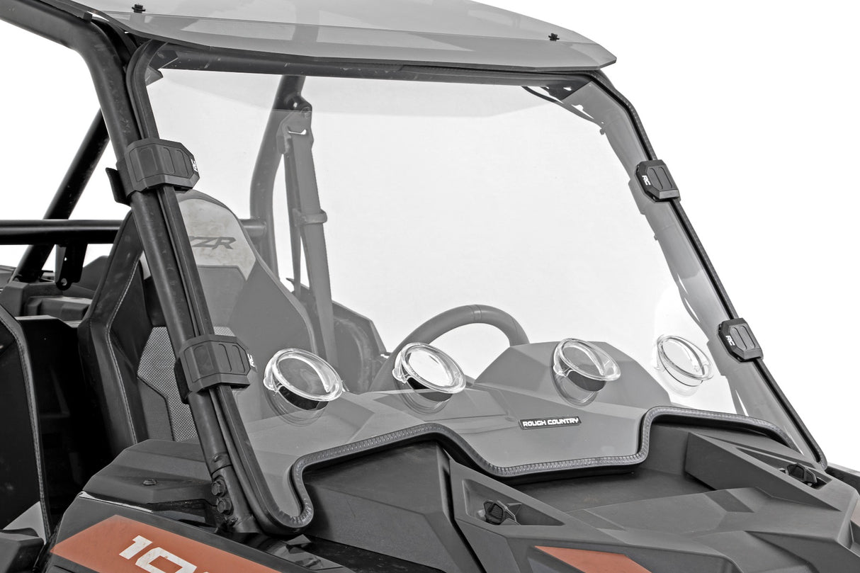 Polaris Full Windshield Vented 20-21 Polaris RZR 1000XP 4WD Rough Country