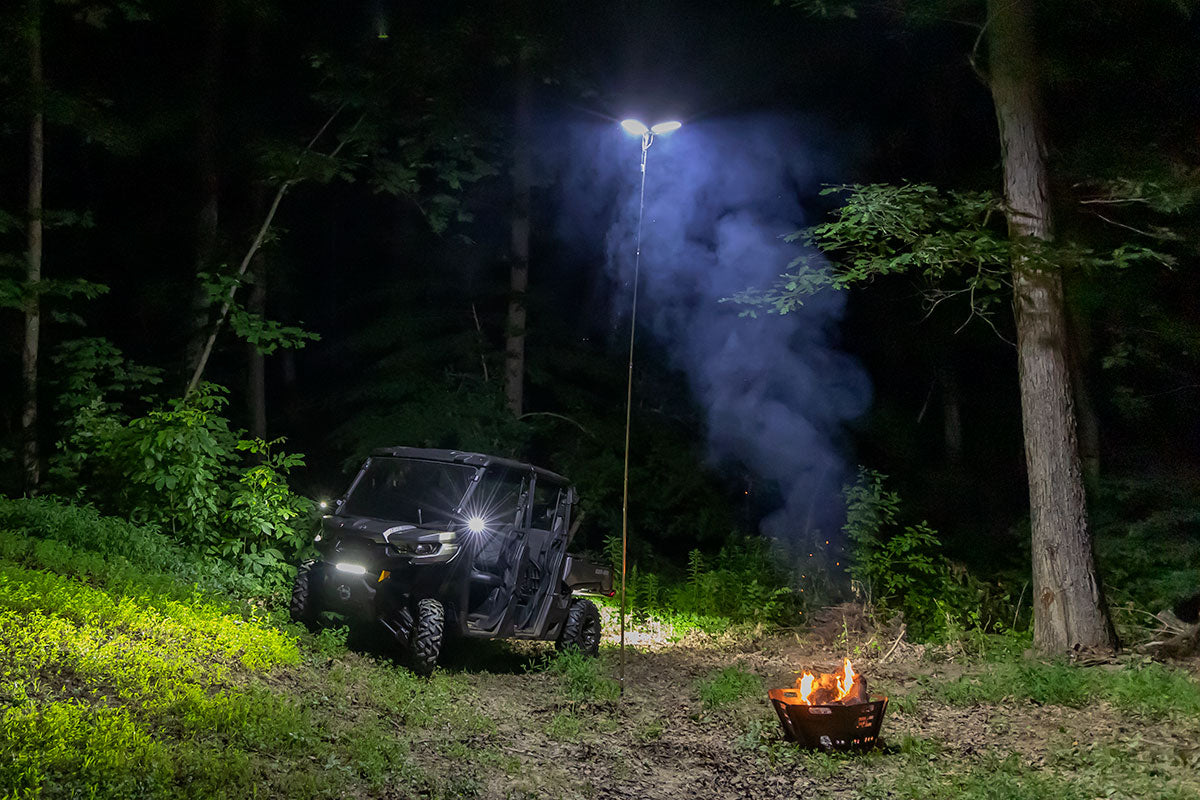 Telescoping Campsite LED Light Kit (12v 6200 Lumens) Rough Country