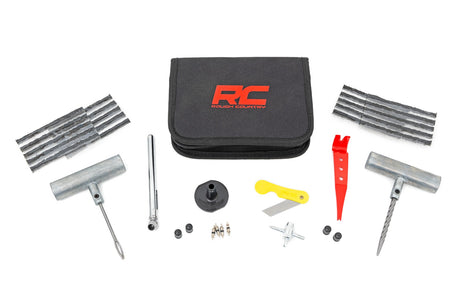 Emergency Tire Repair Kit w/Carrying Case 39pcs Rough Country