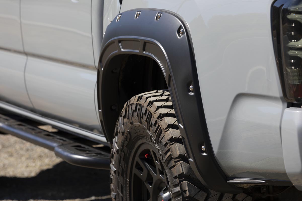 Defender Pocket Fender Flare Celestial Silver Metallic Toyota Tacoma (16-23) Rough Country