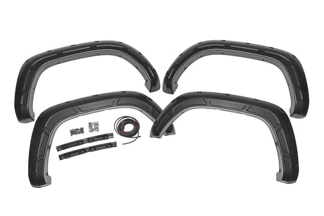 Defender Pocket Fender Flares Black Onyx Toyota Tacoma (16-23) Rough Country