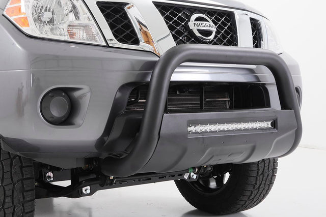 Nissan 05-19 Frontier Bull Bar w/LED Light Bar Black Rough Country